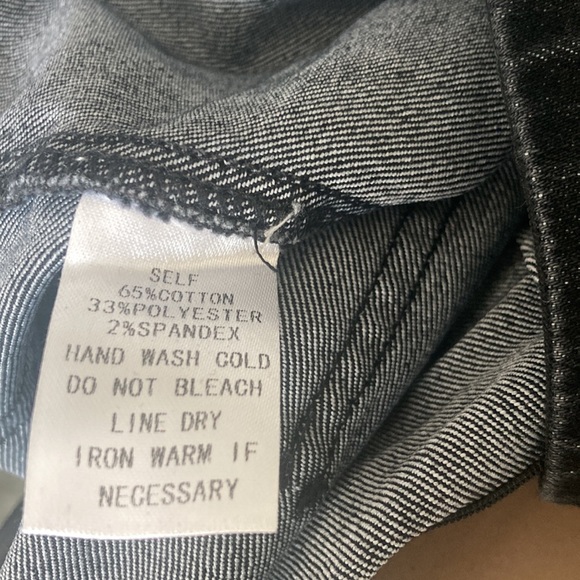 Back to Black Flare Jeans - Pull on Black Distressed Slit Knee Denim Bell Bottom - Picture 9 of 10